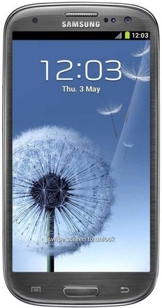 Смартфон Samsung Galaxy S3 GT-I9300 16Gb Titanium grey - Дмитров
